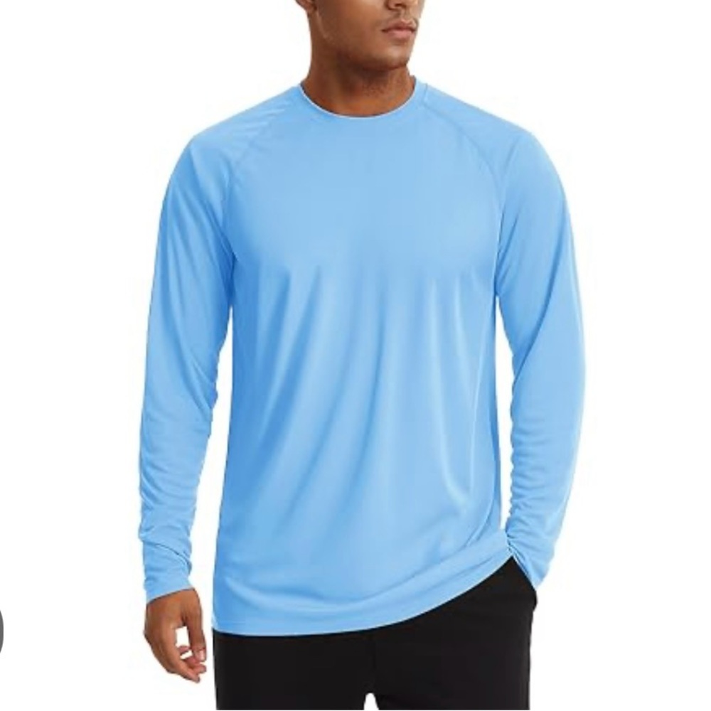 Men's Light Blue Long Sleeve Shirt